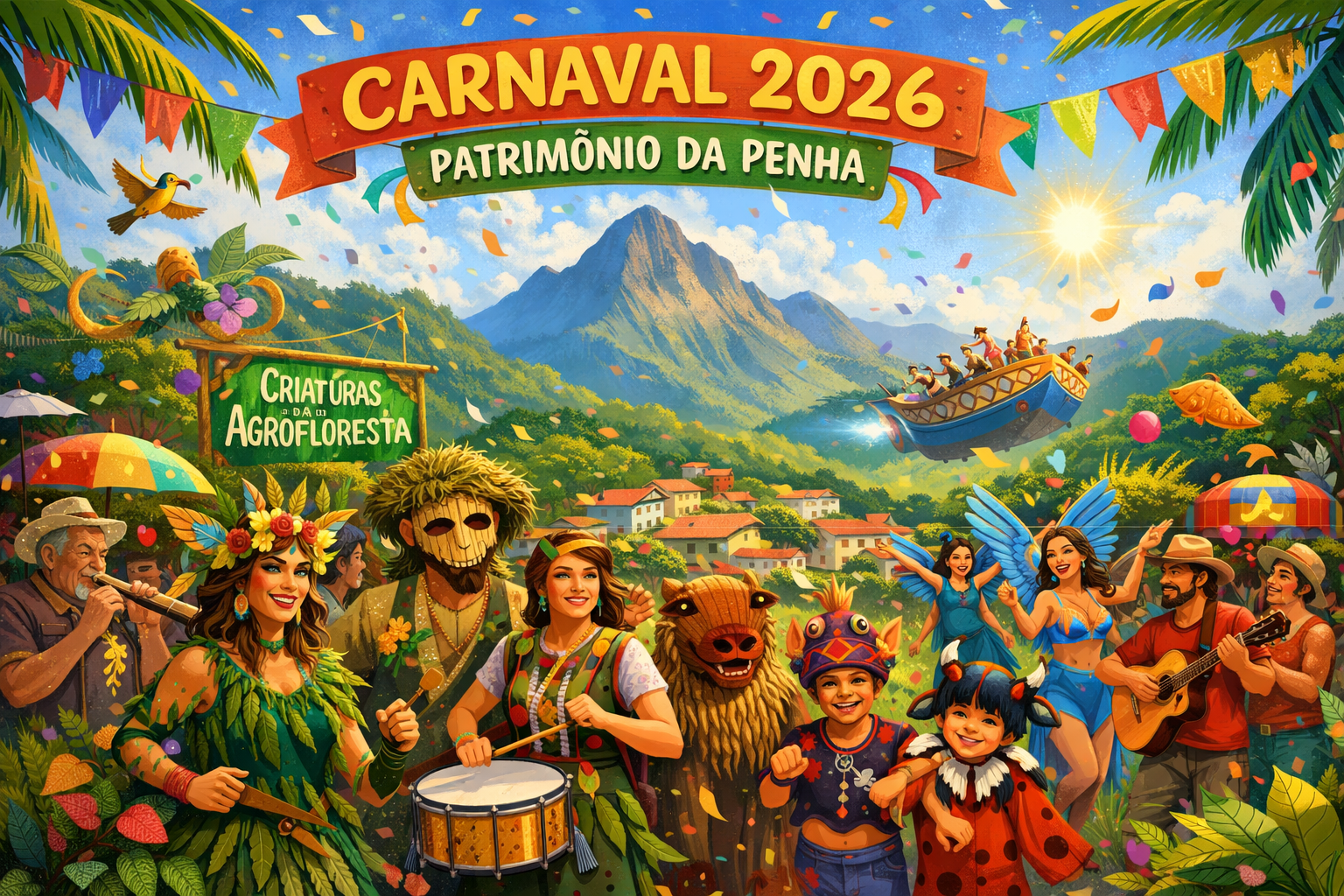 carnaval em patrimônio da penha